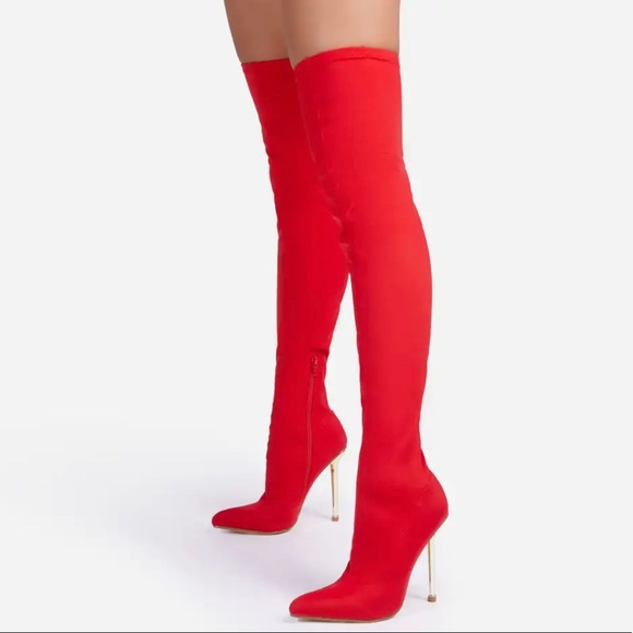 Lyrica Thigh High Boots - Picture 2 of 7